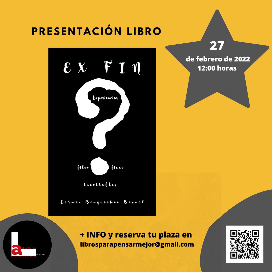 Presentación Libro "Ex Fin" Domingo 27 12.00h.